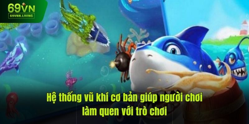 Hệ thống vũ khí cơ bản giúp người chơi làm quen với trò chơi